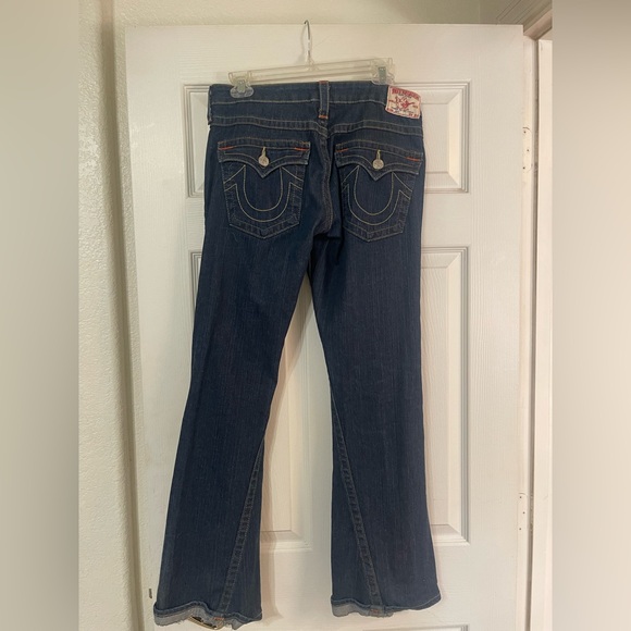 True Religion Dark Blue Women’s Low Rise Jeans - Picture 3 of 5